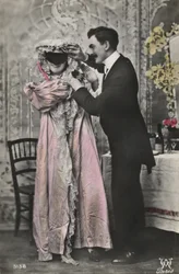 Flirting couple